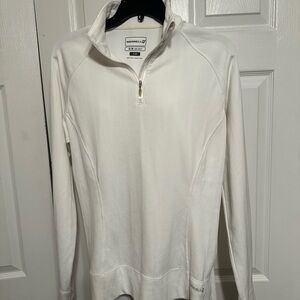 Merrell | Opti-Wick White Quarter Zip Pullover - Womens’s Large